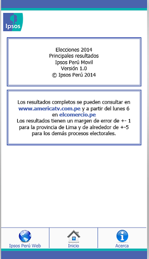 【免費通訊App】Ipsos Perú Elecciones 2014-APP點子