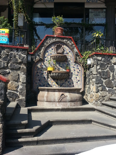 Fuente Y Escaleras Calle Cuauhtémoc