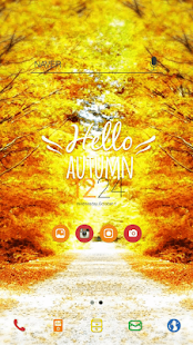 Hello Autumn dodol theme Screenshots 0