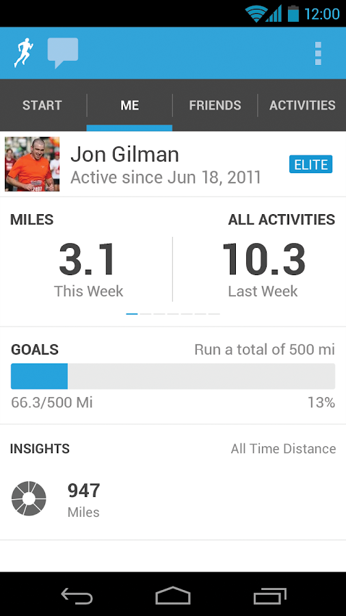 RunKeeper GPS Track Run Walk Android Apps on Google Play