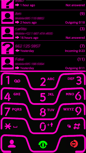 免費下載個人化APP|THEME NEON PINK FOR EXDIALER app開箱文|APP開箱王