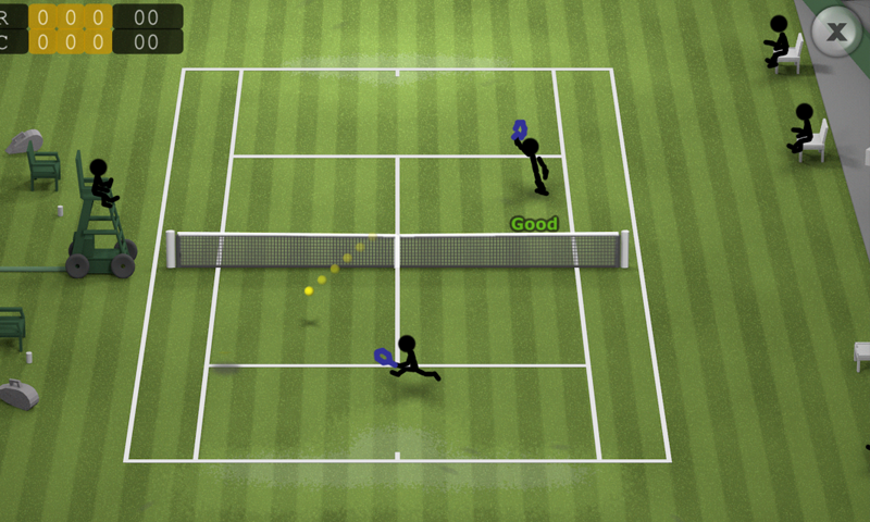   Stickman Tennis: captura de tela 
