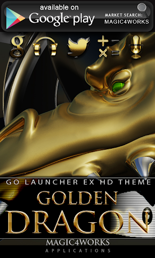 【免費娛樂App】Golden Dragon Clock Widget-APP點子