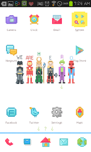 How to mod Pixel Art go launcher theme patch 1.2 apk for pc
