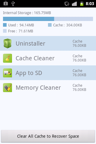 Cache Cleaner v1.4.0 apk free download android full pro mediafire qvga tablet armv6 apps themes games application