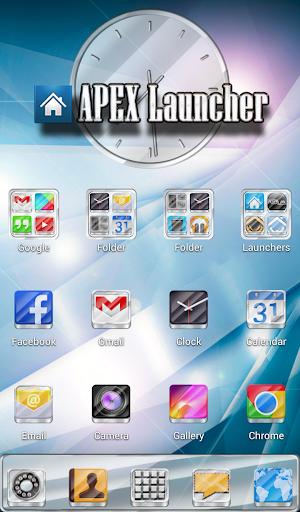 Crystal APEX ADW NOVA HD Theme