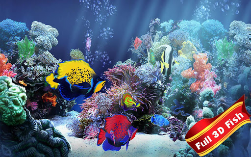 3D Fish Tank Live Aquarium