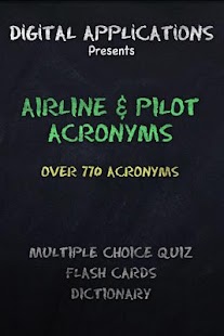 AIRLINE/PILOT Acronyms Quiz Screenshots 0
