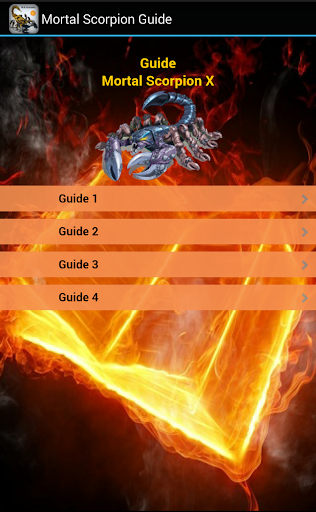 Mortal Scorpion Guide