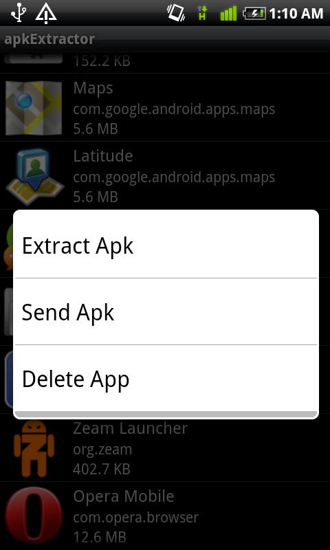 Apk Extractor - screenshot