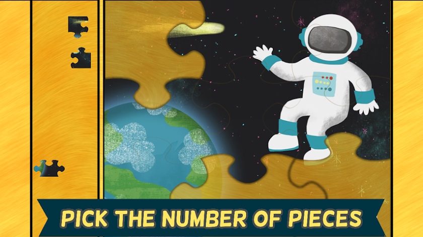 Space Games for Kids: Puzzles! Screen 2