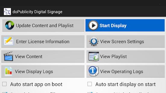 doPublicity Digital Signage Screenshots 0