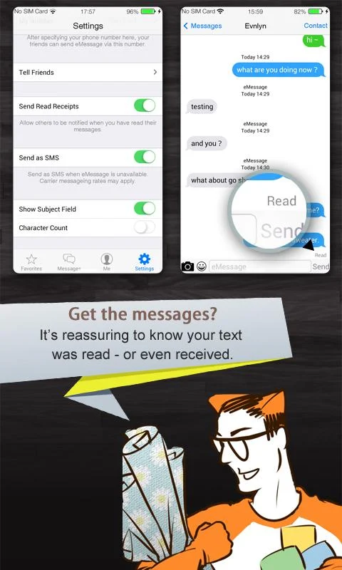 Espier Messages Pro - screenshot