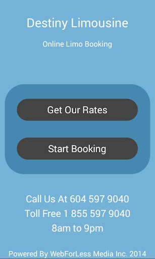 Destiny Limousine Booking App