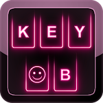 Swipe Neon Pink Keyboard Apk