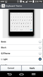 Android L Keyboard themeLGHome