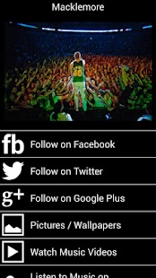 Macklemore Fan App and More