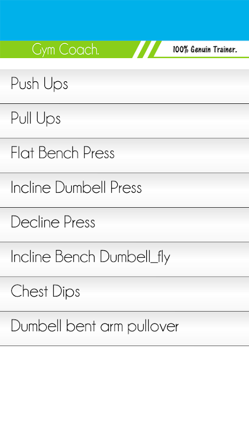   Gym Coach – Capture d'écran 