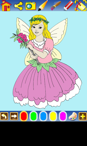 Coloring the fairies