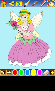 Coloring the fairies Screenshots 0