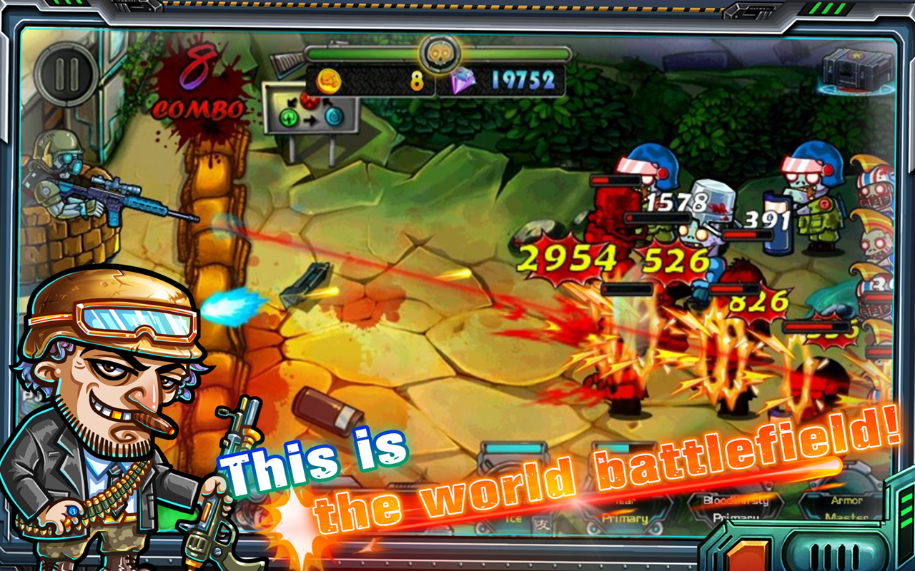 Zombie Rampage:World War - screenshot
