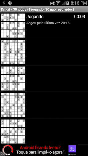 Sudoku em portugues