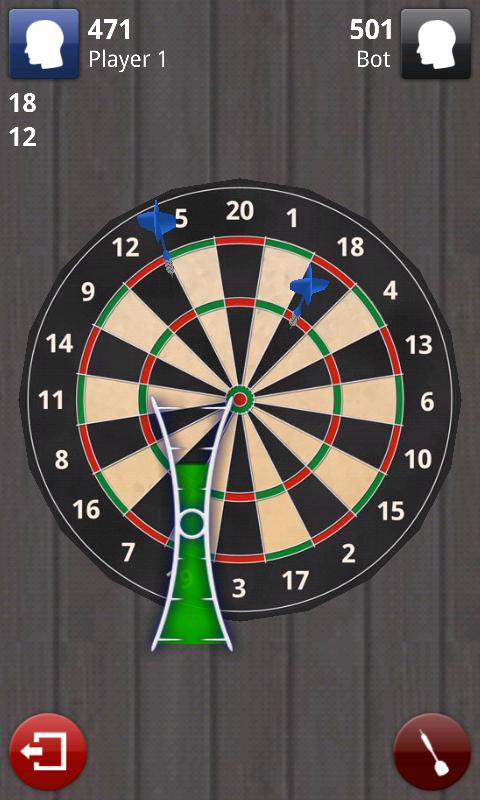 Android application Darts 3D Pro screenshort