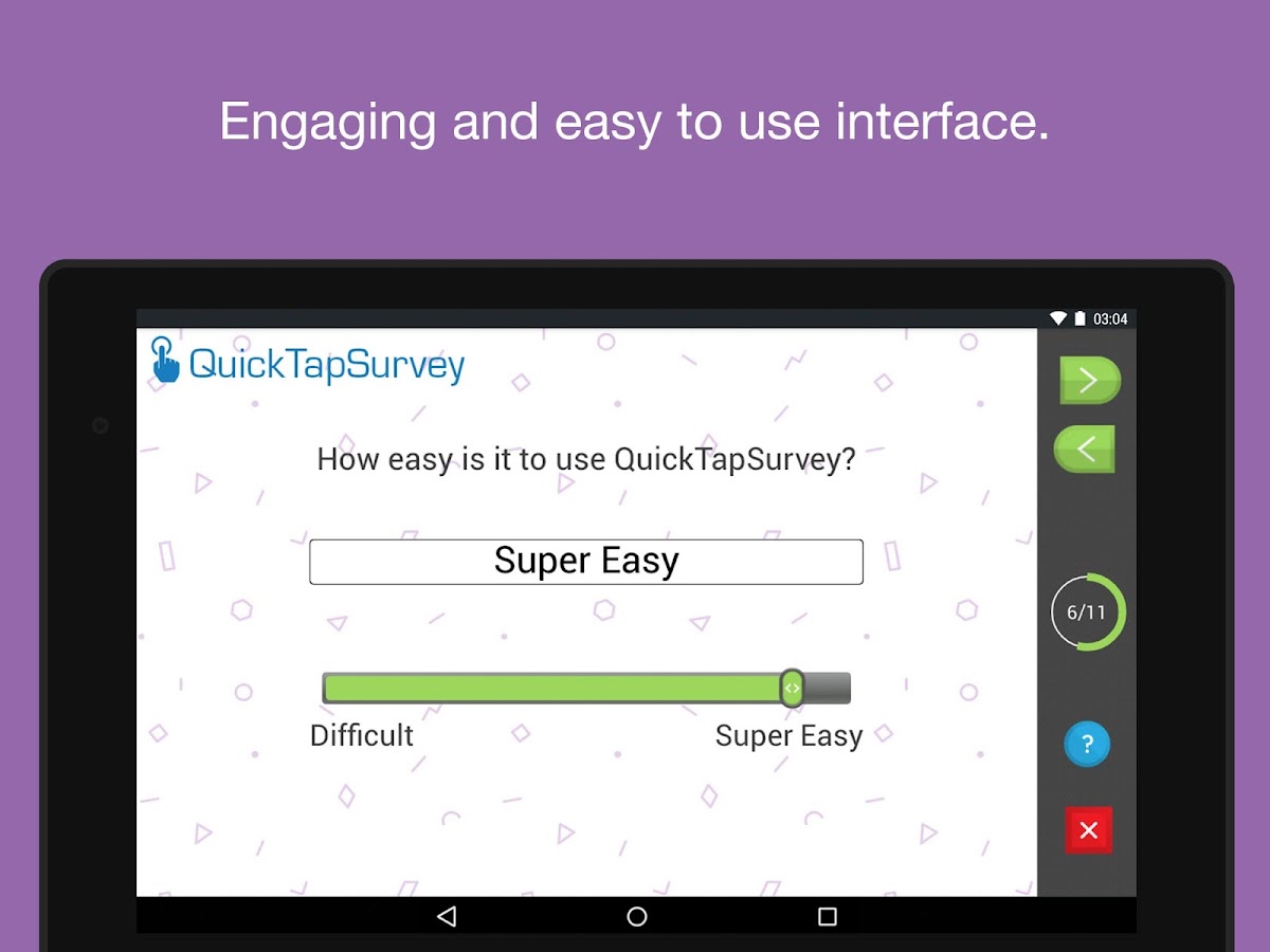   QuickTapSurvey Offline Survey – скрыншот 