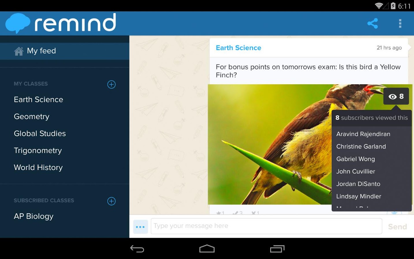 Remind Free, Safe Messaging screenshot
