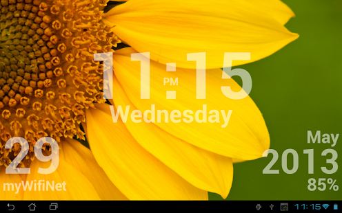 DIGI Clock Live Wallpaper