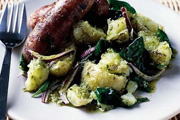 Lemony pesto potatoes