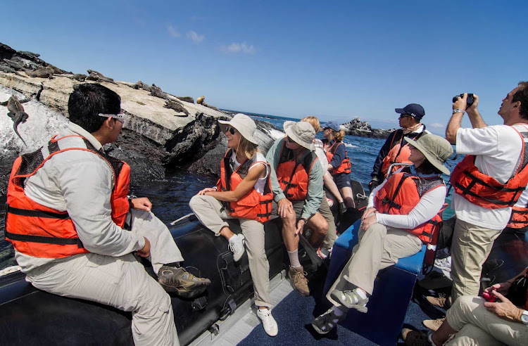 Approaching the Galápagos: Get up close and personal with wildlife on your Celebrity Xpedition cruise.