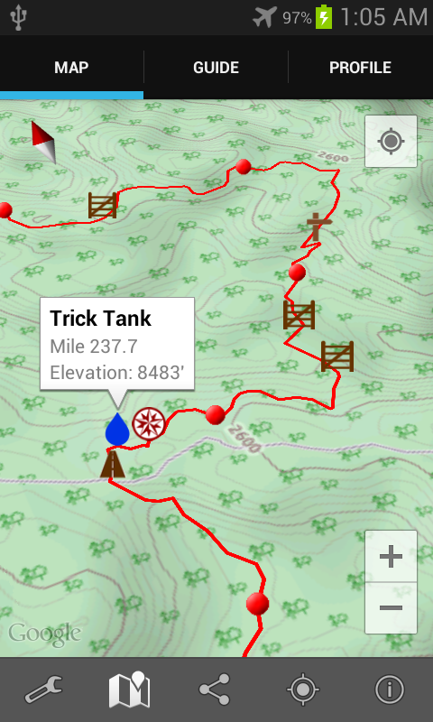 Android application Guthooks CDT Guide New Mexico screenshort
