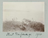 Zeezicht  op de straat van Banjuwangi.