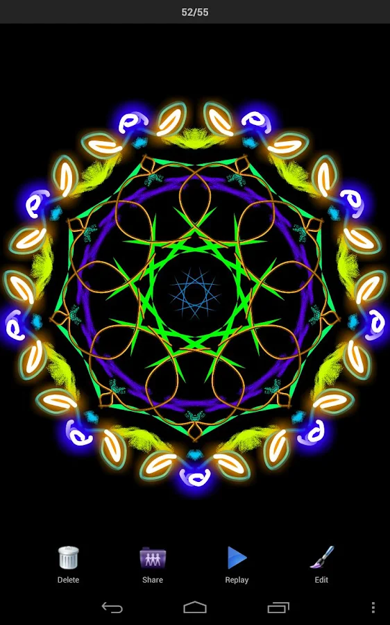 Magia Kaleidoscope Pintura - Screenshot
