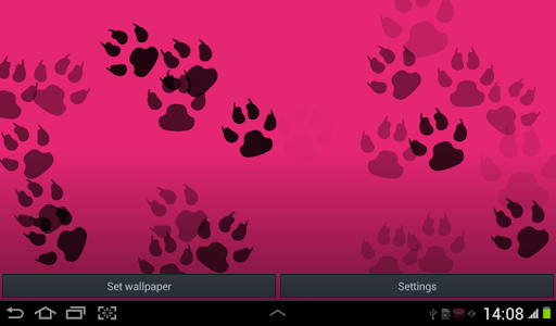 【免費個人化App】Pink Cheetah Live Wallpaper-APP點子