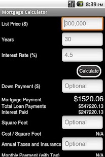 Mortgage Calculator Ad-Free screenshot for Android