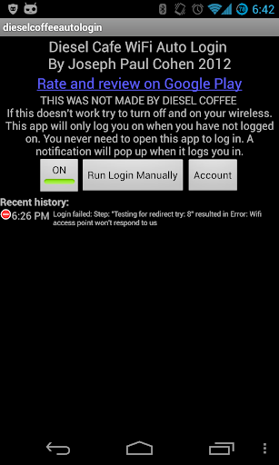 免費下載生產應用APP|Diesel Cafe Wifi Autologin app開箱文|APP開箱王