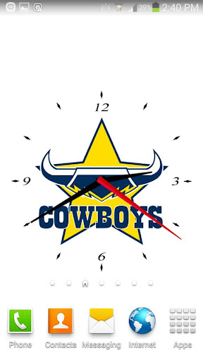 North Queensland Cowboys Clock