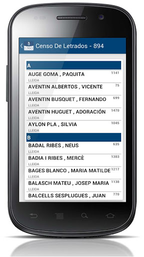 【免費商業App】Censo De Letrados-APP點子