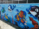Sea Creatures Mural