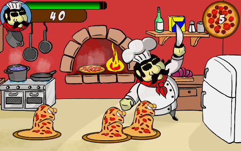 Cook VS Angry Pizzas Free Screenshots 1