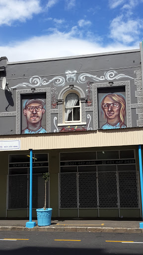Mural of Man and Lady