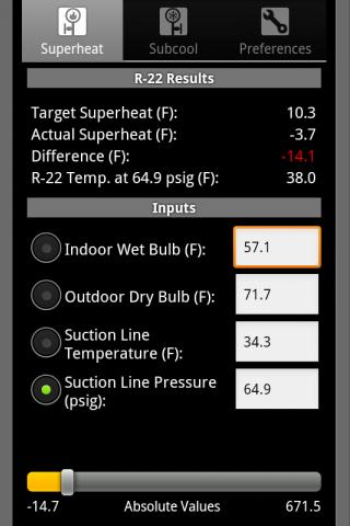 P/T Calcs Screen 2