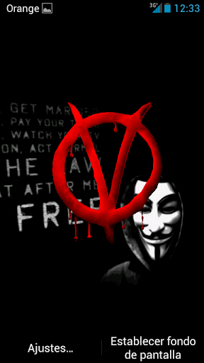 Anonymous 3D Live Wallpaper