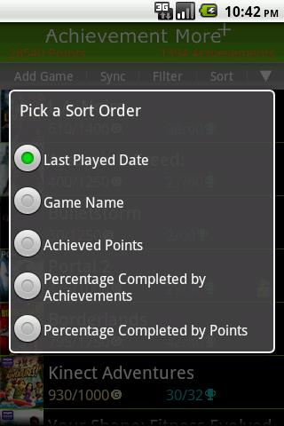 Achievement More Pro Screen 2