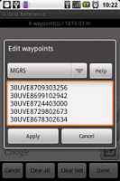 GPS Grid Reference -  Full APK Gambar Screenshot #2