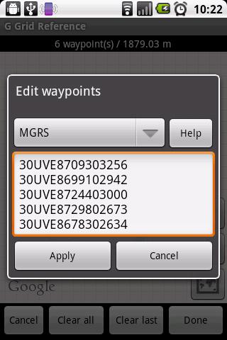GPS Grid Reference -  Full Screen 2