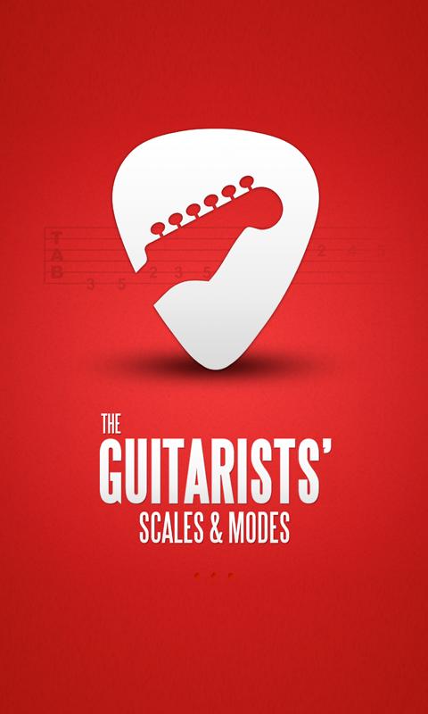 The Guitarists Scales &amp; Modes Screen 1