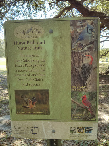 Hurst Path Trail Sign